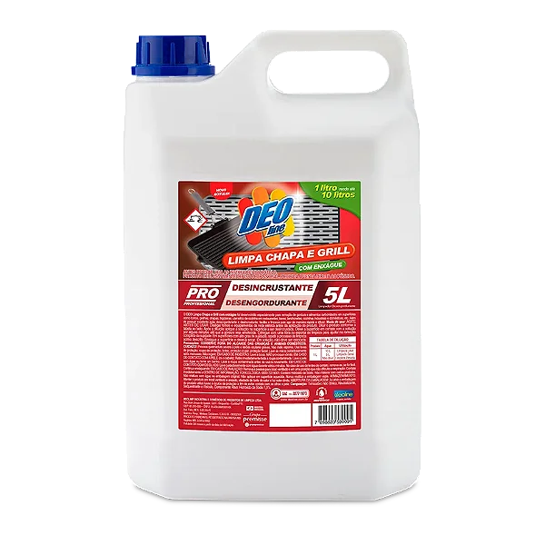 LIMPA CHAPA C/ ENXAGUE PROFISSIONAL 5LITROS