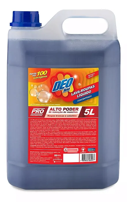 LAVA ROUPAS LIQUIDO CONCENTRADO 5 LITROS