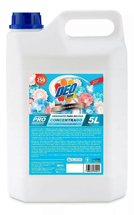 AMACIANTE CONFORTO E DELICADEZA CONCENTRADO 5 LITROS