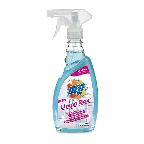 LIMPA BOX, ESPELHOS,VIDROS/AZULEJO 500ML