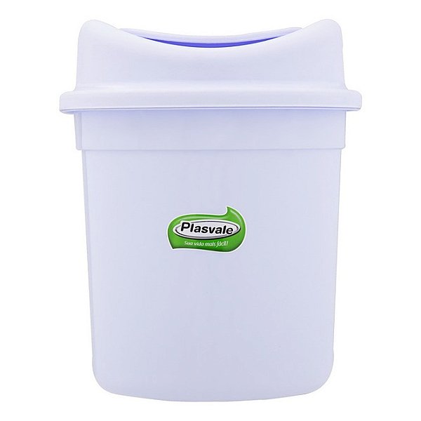 LIXEIRA PLASTICA BASCULANTE PIA BRANCA 2,7 LTS