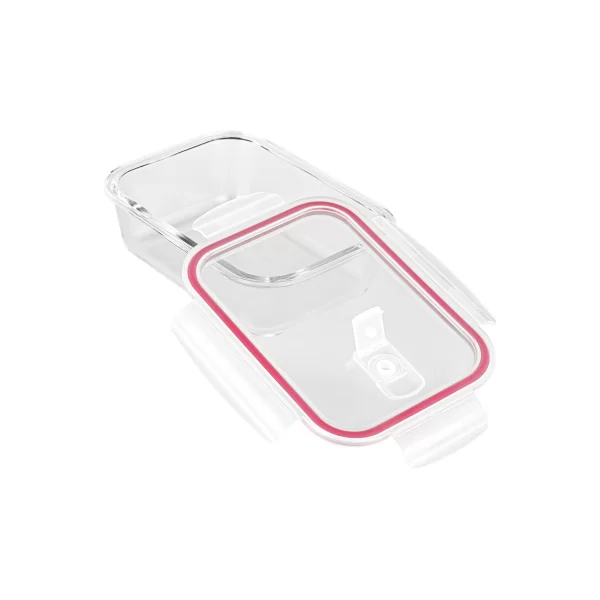 POTE HERMETICO VIDRO 370ML TP PLASTICA