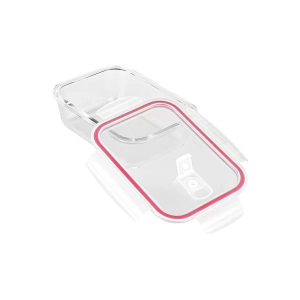 POTE HERMETICO VIDRO 370ML TP PLASTICA