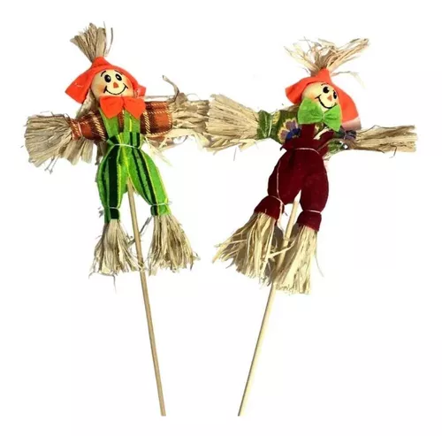 ENFEITE JUNINO VARETA ESPANTALHO 35CM