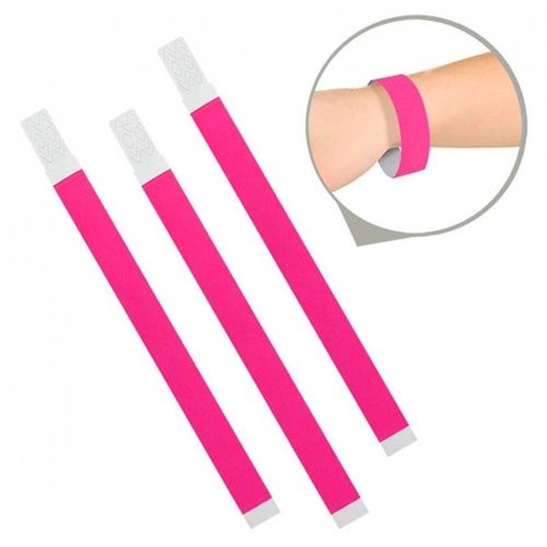 PULSEIRA P/ EVENTOS ROSA FLUOR PCT 1000 UN