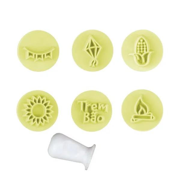 KIT CARIMBOS JUNINOS AMARELO