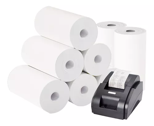 BOBINA TERMICA 80MM X 30 METROS BRANCA