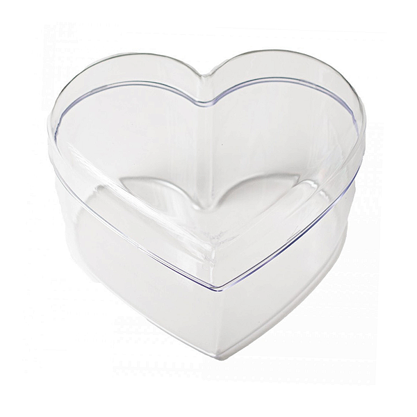 CAKE BOX CORACAO COM TAMPA 750ML