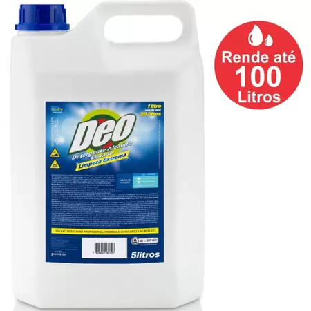 DETERGENTE ALCALINO CLORADO 5 LITROS