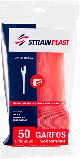 GARFO VERMELHO LINHA FESTA C/50 UND