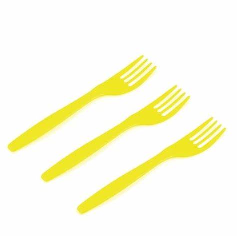GARFO AMARELO LINHA FESTA C/50 UND