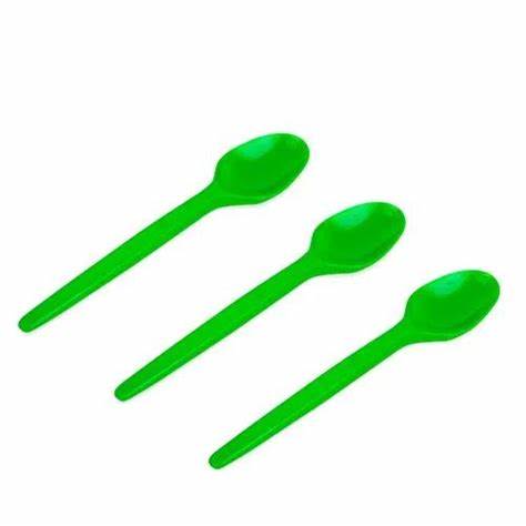 COLHER VERDE LINHA FESTA C/50 UND CX 1000