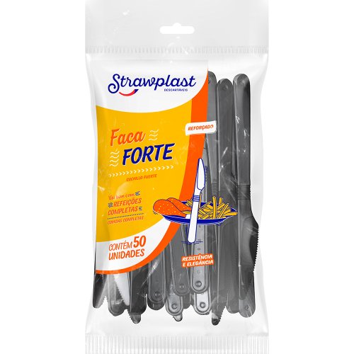 FACA FORTE PRETA C/50 UND
