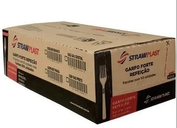 FACA FORTE PRATA GRANEL C/500