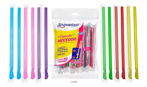 CANUDO SACHE MEXEDOR MISTO NEON C/100 UND 6MM