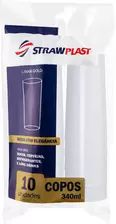 COPO PLASTICO WHISKY 300ML CRISTAL CX 120