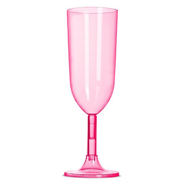 TACA ACR CHAMPAGNE 220ML ROSA UND
