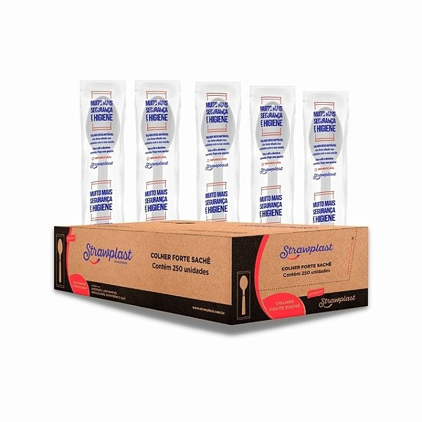 COLHER FORTE SACHE BRCA GRANEL C/250