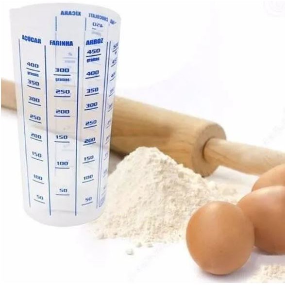 COPO GRADUADO TRANSPARENTE 500ML INJETEMP