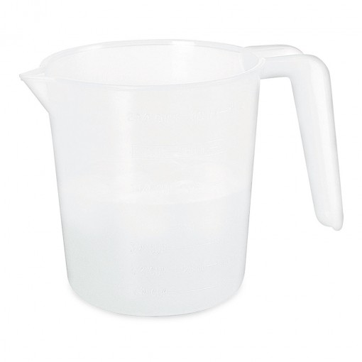 JARRA PLASTICA GRADUADA 1 LITRO SEM TAMPA