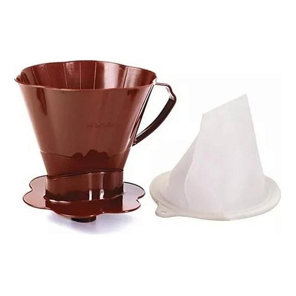 Porta Filtro Plastico Cafe 13x12