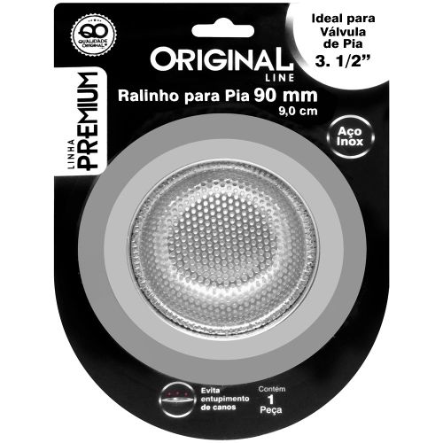 RALINHO PARA PIA 90MM INOX PREMIUM