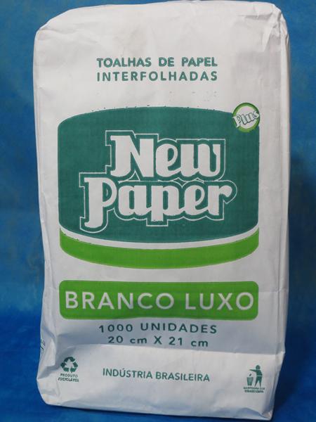 TOALHA DE PAPEL INTERF LUXO 20X21 C/1000 UN NEW PAPER
