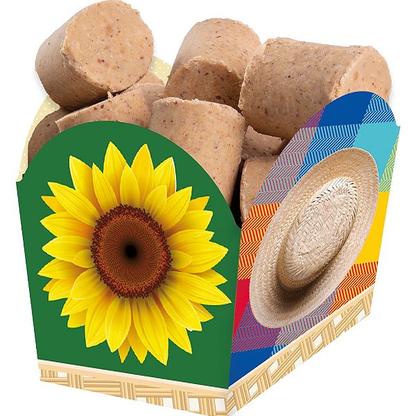 Mini Cachepot Festa Junina Tradicional c/8un