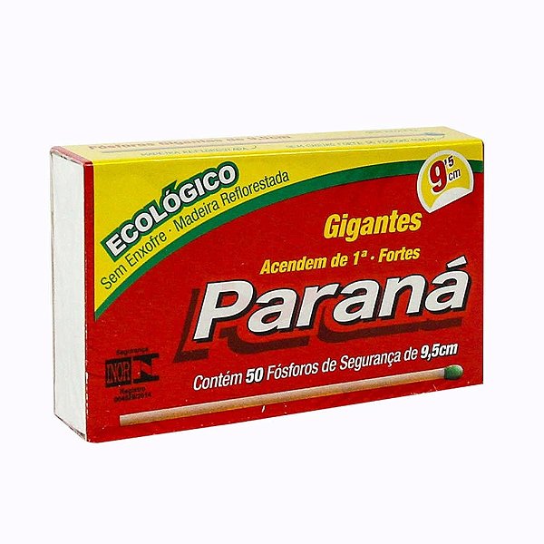 FOSFORO PARANA GIGANTE CAIXA C/50 UNIDADES