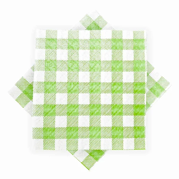 GUARDANAPO 20X21 XADREZ VERDE CLARO C/50 UND