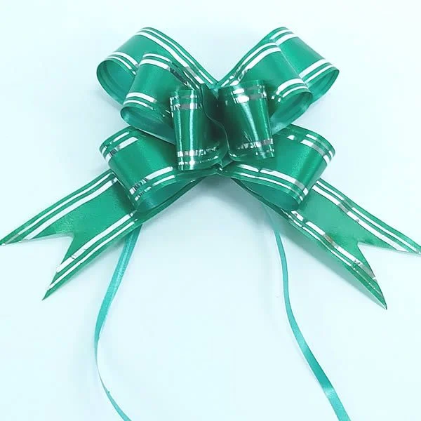 LACO 85X5 VERDE ESCURO COM LISTRA PRATA C/10 UND