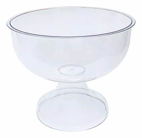 TACA GIGANTE ACRIL TRANSPARENTE 5 LITROS