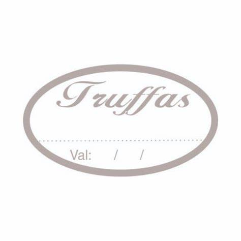ETIQUETAS TRUFFAS B 2 COM 100 ETIQUETAS NO PACOTE