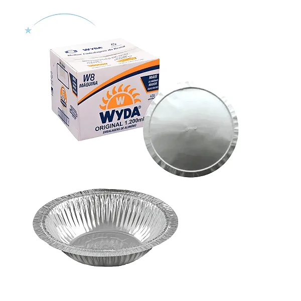 FOLHA ALUMINIO W8 MANUAL RED 850ML C/100 UND