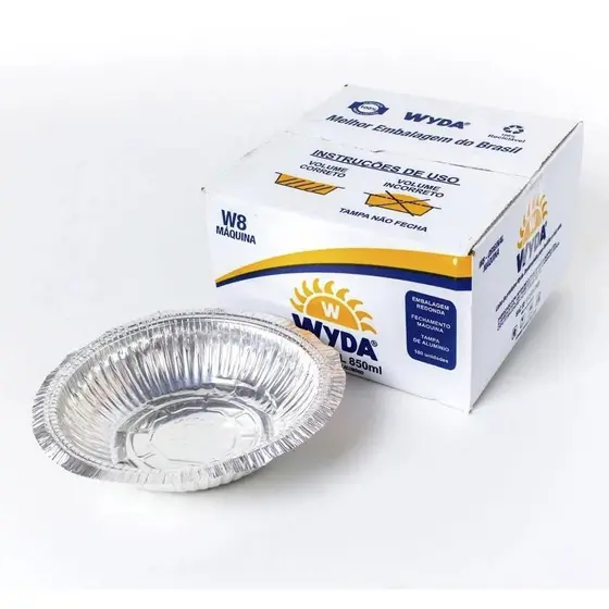 MARMITEX ALUMINIO N.8 MAQ CX C/100