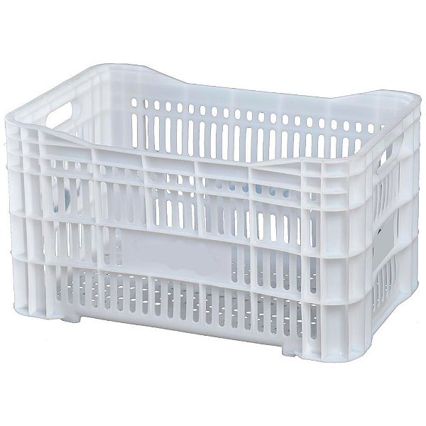 CAIXA PLASTICA BRANCA 54X36X31 50 LITROS