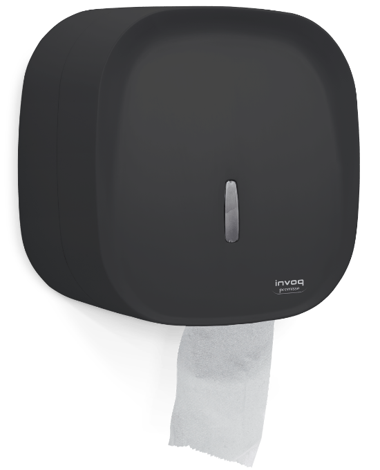 DISPENSER PAPEL HIGIENICO ROLAO 300MTS PRETO INVOQ