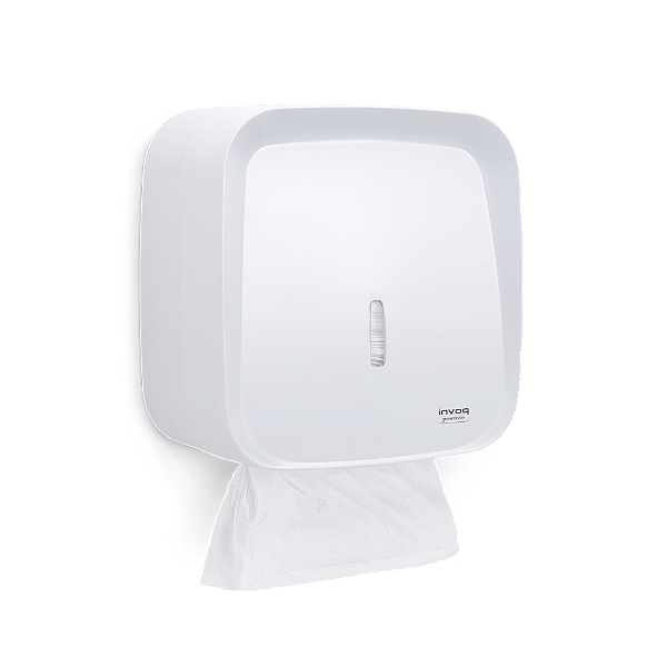 TOALHEIRO 2/3 DOBRAS CAPACIDADE 3 FARDOS BRANCO INVOQ