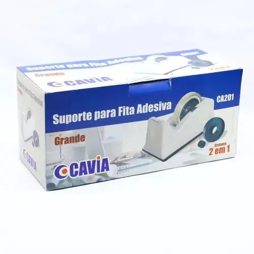 SUPORTE FITA ADESIVA GRANDE 2 EM 1 CAVIA