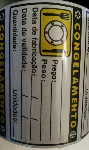 ETIQUETA CONGELAMENTO ROLO C/250