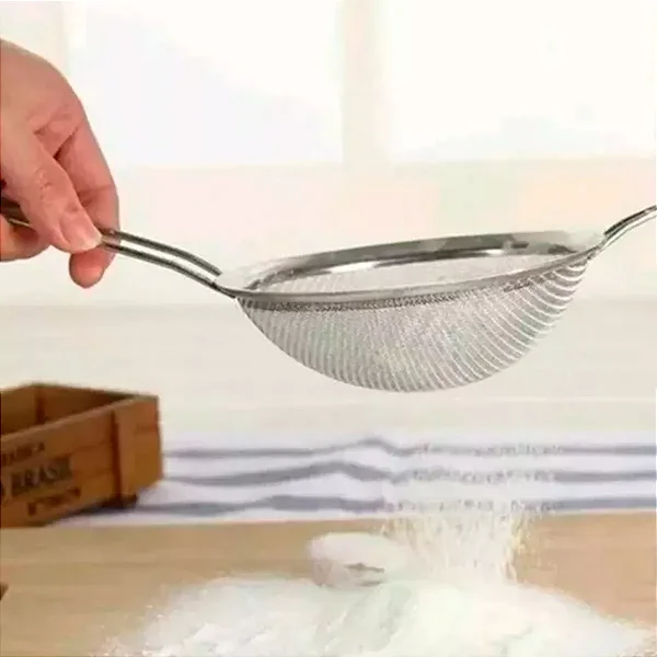 PENEIRA INOX 14CM ORIGINAL