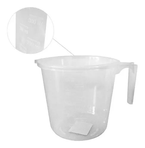 JARRA PLÁSTICA 1,1 LITRO MEDIDORA TRANSPARENTE