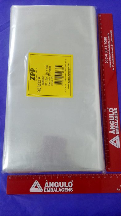 SACO PP 15 X 30 0,08 1 KG APROX PC C/ 277 UNIDADES