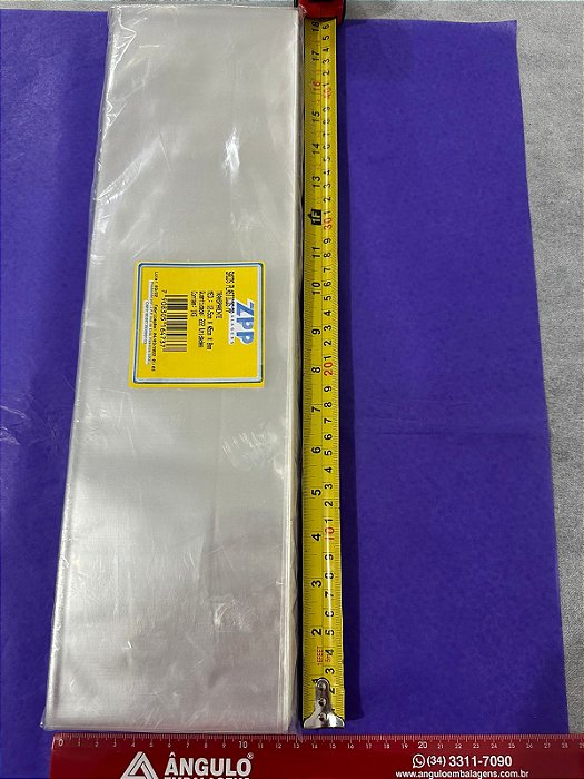 SACO PP 12,5X45 0,08 KG PAC C/1 KG APROX. 296 UNIDADES