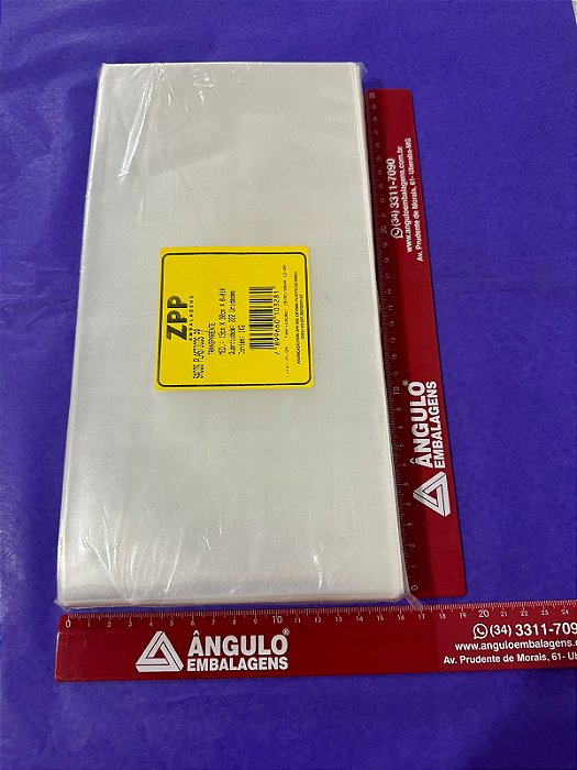 SACO PP 15 X 30 0,10 KG PAC C/ 1KG APROX. 222 UNIDADES