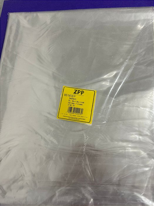 SACO PP 80 X 90 0,08 KG PAC C/ 1KG APROX. 17 UNIDADES