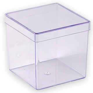 CAIXA ACRIL 8X8X8 TRANSPARENTE UND