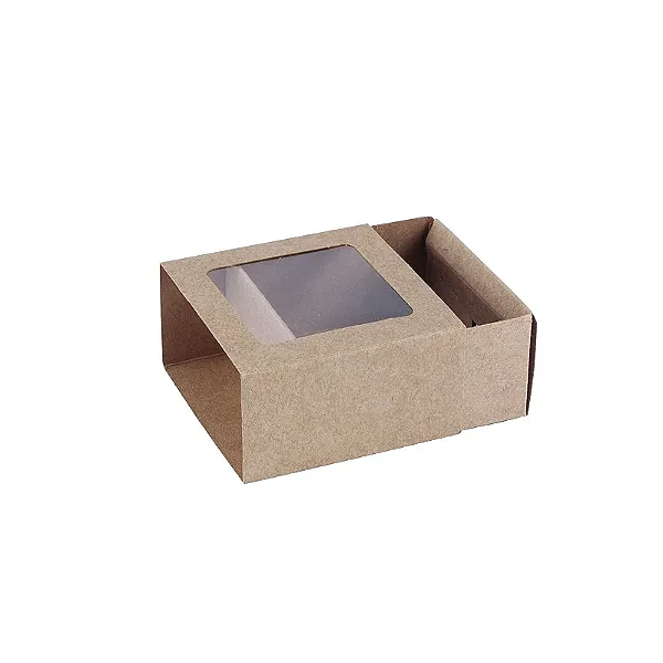 CAIXA GAVETA PARA 4 DOCES KRAFT 8X8X4CM MM225 UNIDADE