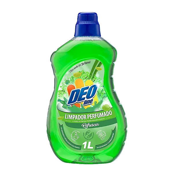 LIMPADOR PERFUMADO REFRESCAR 1 LITRO DEO LINE UNIDADE