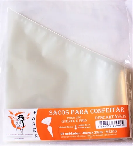 SACO CONFEITAR 40X23 C/5 UND